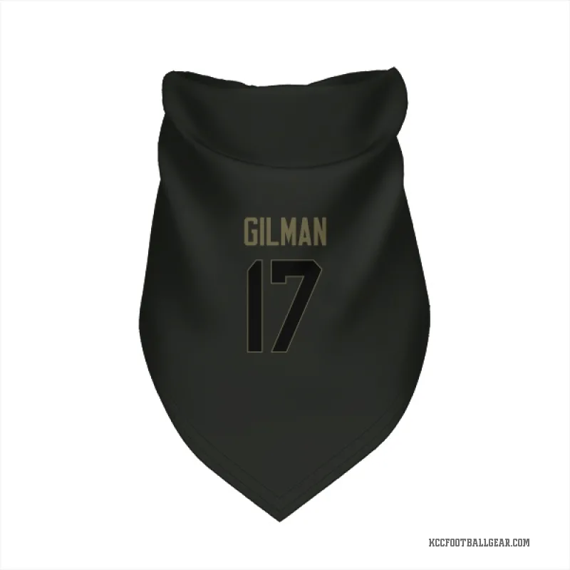 Alohi Gilman  Black Kansas City Chiefs  Service Cat & Dog Pet Bandana