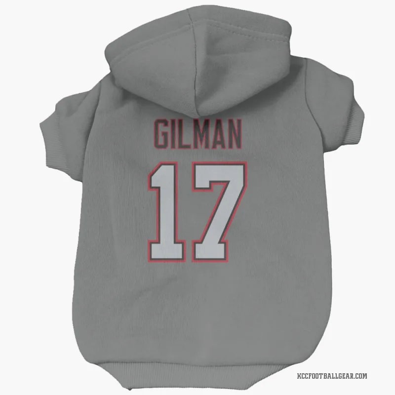 Alohi Gilman  Charcoal Kansas City Chiefs  Cat & Dog Pet Hoodie