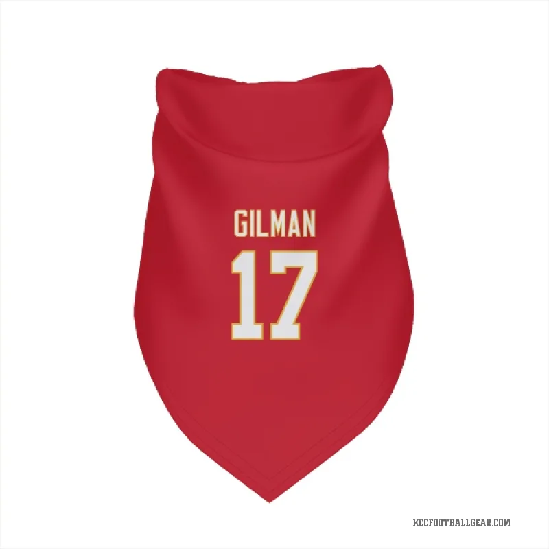 Alohi Gilman  Red Kansas City Chiefs  Cat & Dog Pet Bandana
