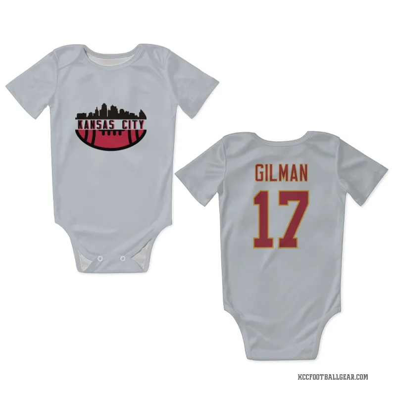 Alohi Gilman  White Kansas City Chiefs  Newborn & Infant Bodysuit