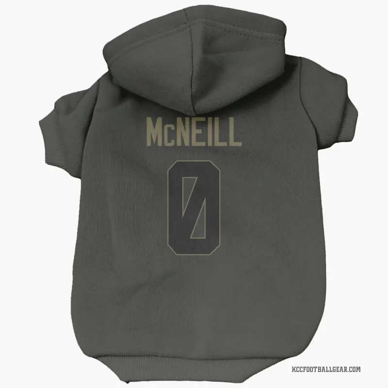Amari McNeill  Black Kansas City Chiefs  Service Cat & Dog Pet Hoodie
