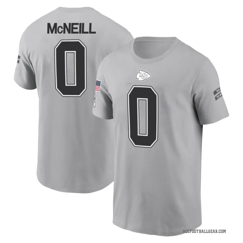Amari McNeill Men's Gray Kansas City Chiefs 2024 Salute to Service T-Shirt