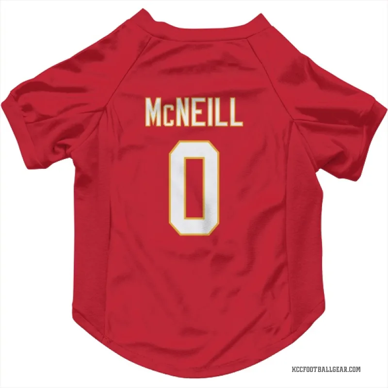 Amari McNeill  Red Kansas City Chiefs  Cat & Dog Pet Jersey