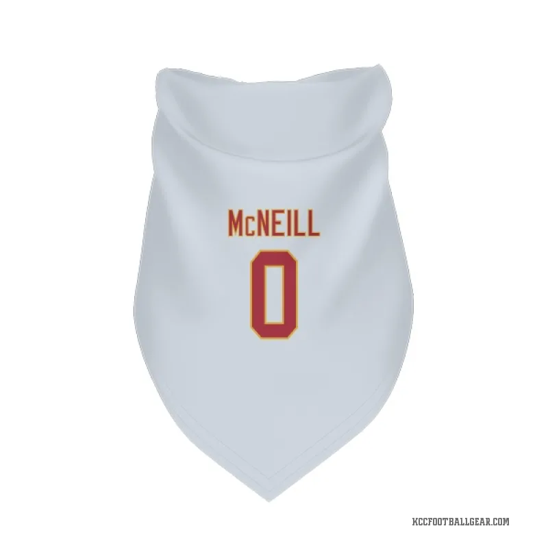 Amari McNeill  White Kansas City Chiefs  Cat & Dog Pet Bandana