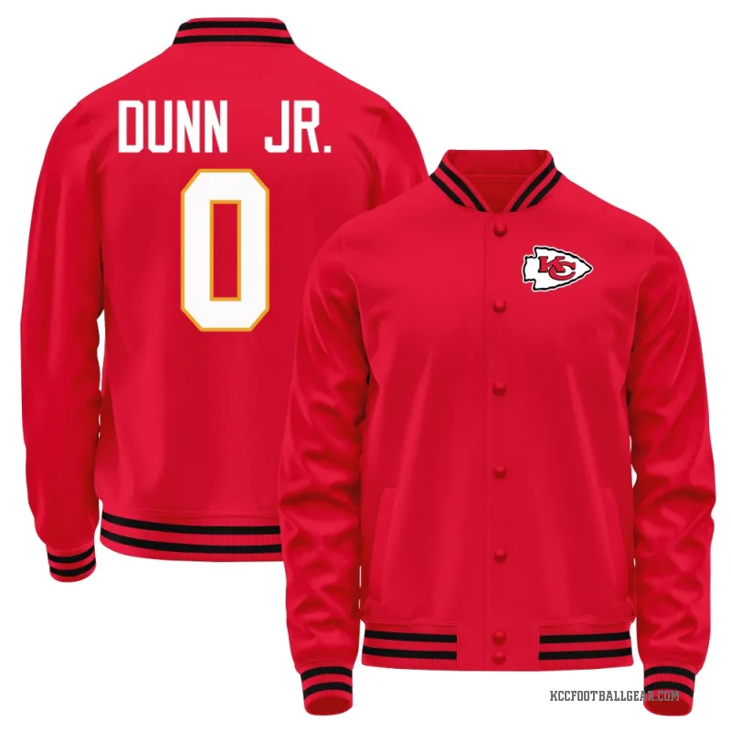 Anthony Dunn Jr. Youth Red Kansas City Chiefs Full-Snap Jacket