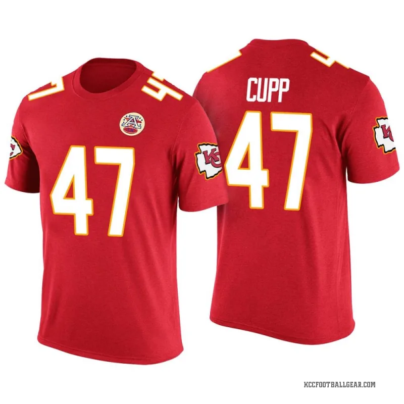 Baylor Cupp Youth Red Kansas City Chiefs Color Rush T-Shirt