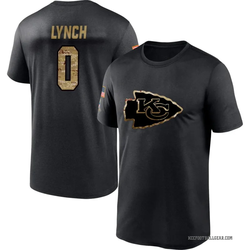 Blake Lynch Men's Black Kansas City Chiefs 2020 Salute To Service Performance T-Shirt