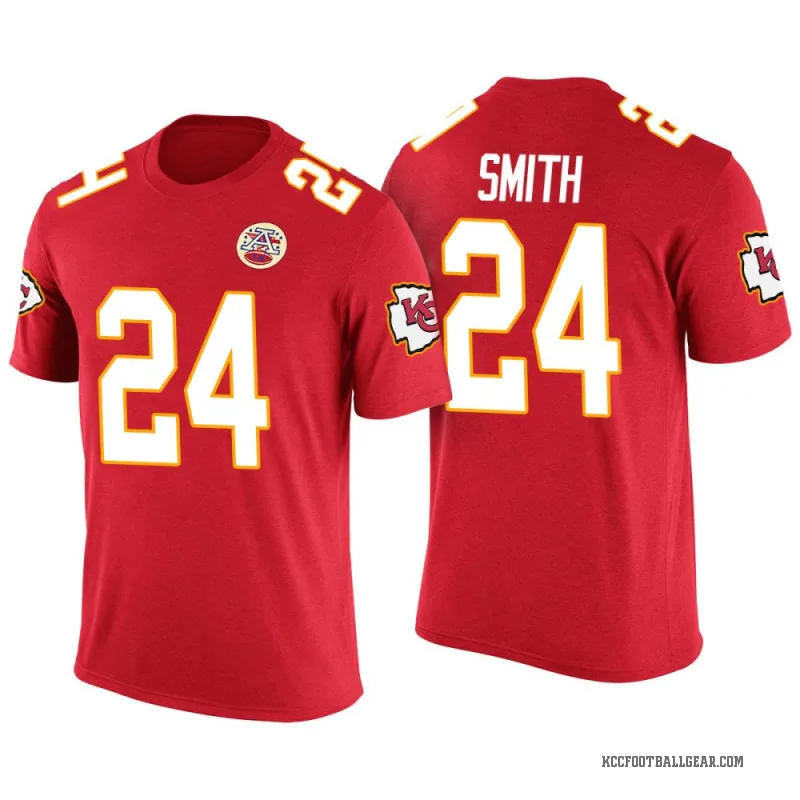 Brashard Smith Men's Red Kansas City Chiefs Color Rush T-Shirt