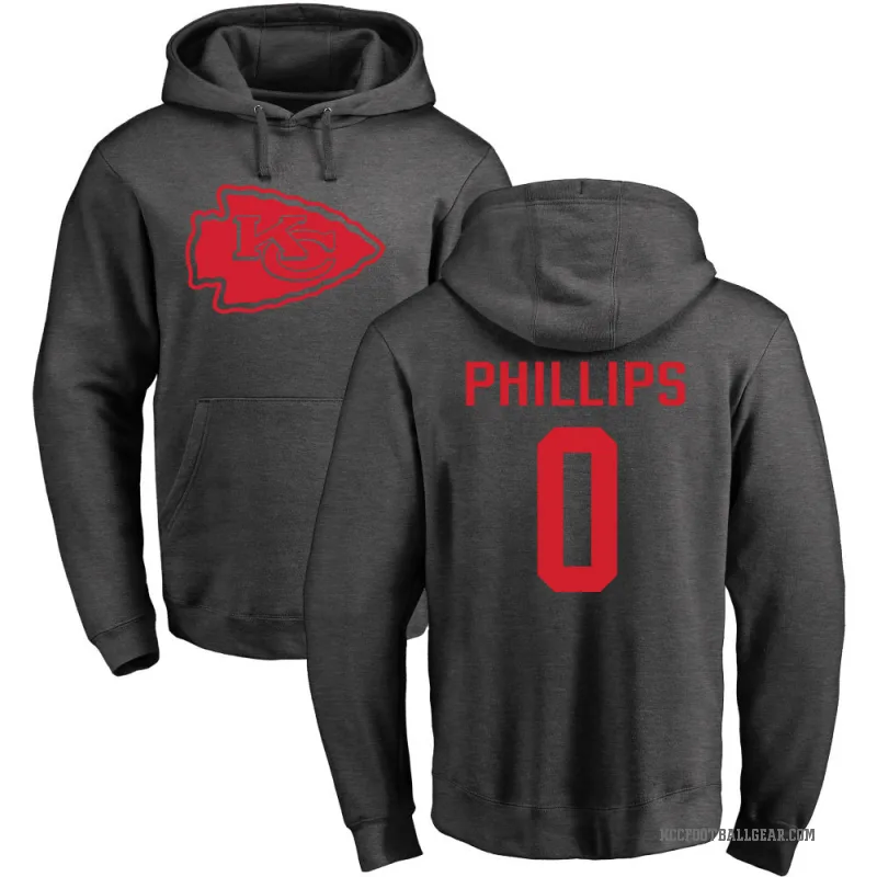 Bryce Phillips Youth Kansas City Chiefs Pro Line by Branded Ash One Color Pullover Hoodie