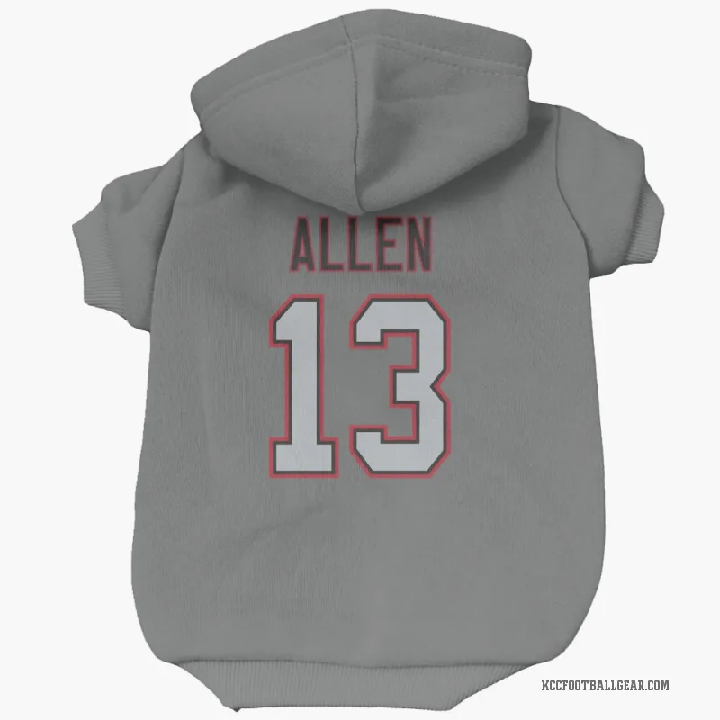 Cyrus Allen  Charcoal Kansas City Chiefs  Cat & Dog Pet Hoodie