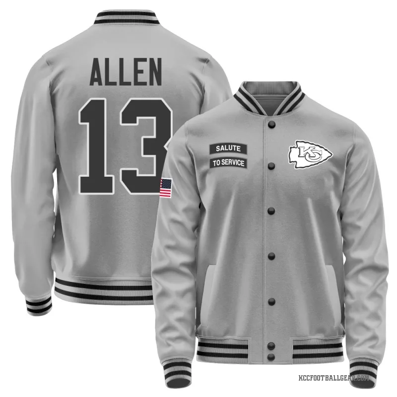 Cyrus Allen Men's Gray Kansas City Chiefs Salute to Service Performance Jacket