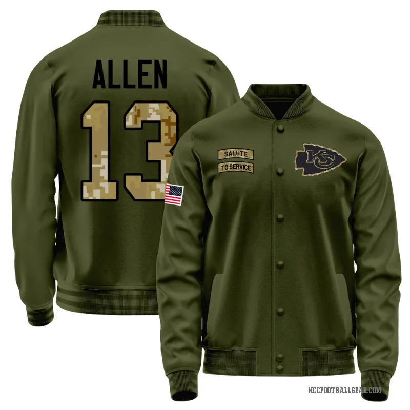 Cyrus Allen Men's Olive Kansas City Chiefs Salute to Service Sideline Performance Jacket