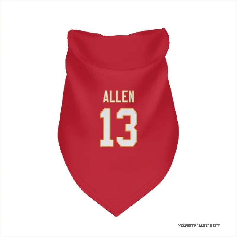 Cyrus Allen  Red Kansas City Chiefs  Cat & Dog Pet Bandana