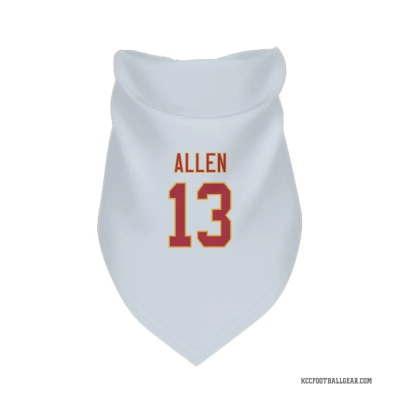 Cyrus Allen  White Kansas City Chiefs  Cat & Dog Pet Bandana