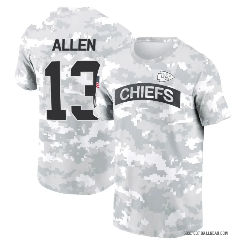 Cyrus Allen Youth Camo Kansas City Chiefs Arctic 2024 Salute to Service Performance T-Shirt