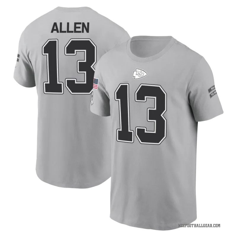 Cyrus Allen Youth Gray Kansas City Chiefs 2024 Salute to Service T-Shirt