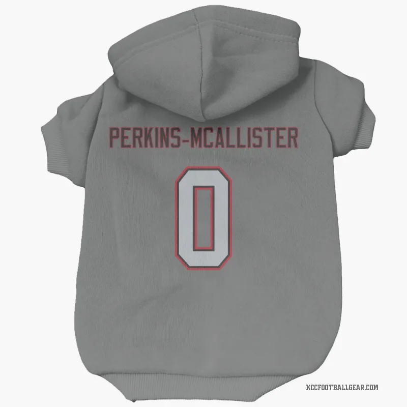 D'Arco Perkins-McAllister  Charcoal Kansas City Chiefs  Cat & Dog Pet Hoodie