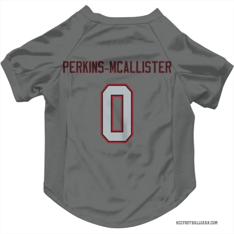 D'Arco Perkins-McAllister  Charcoal Kansas City Chiefs  Cat & Dog Pet Jersey