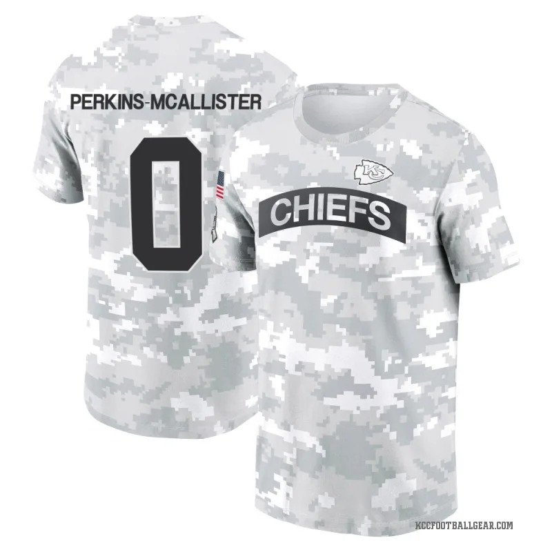 D'Arco Perkins-McAllister Men's Camo Kansas City Chiefs Arctic 2024 Salute to Service Performance T-Shirt