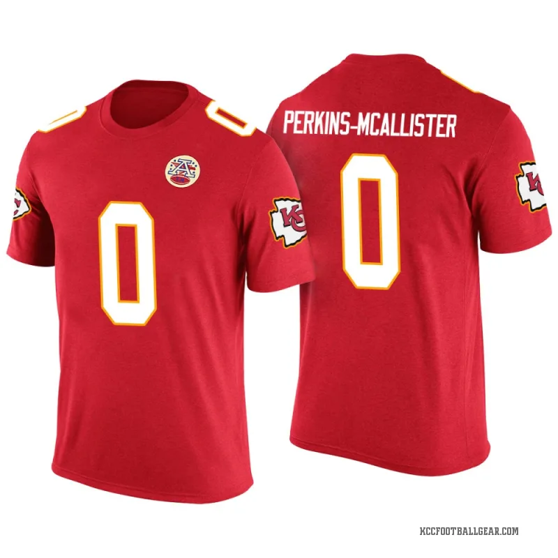 D'Arco Perkins-McAllister Men's Red Kansas City Chiefs Color Rush T-Shirt