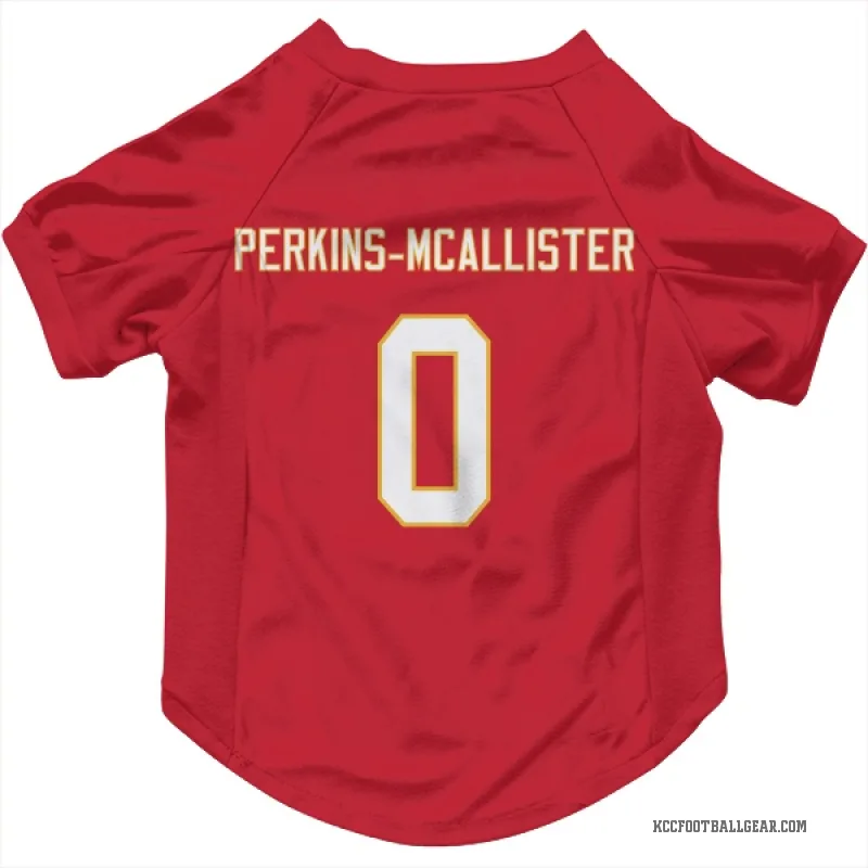 D'Arco Perkins-McAllister  Red Kansas City Chiefs  Cat & Dog Pet Jersey