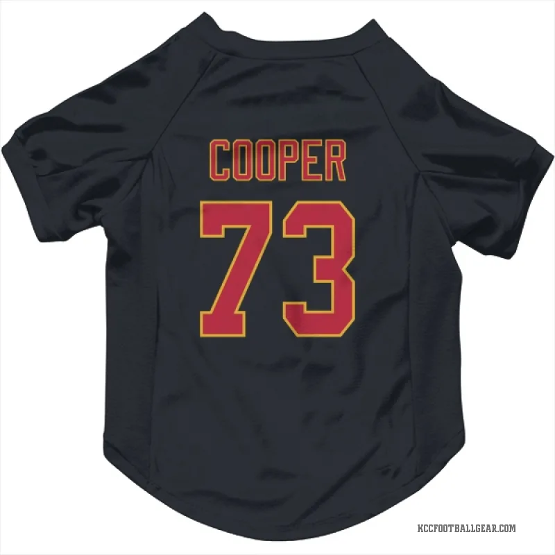 Dalton Cooper Black Kansas City Chiefs Cat & Dog Pet Jersey