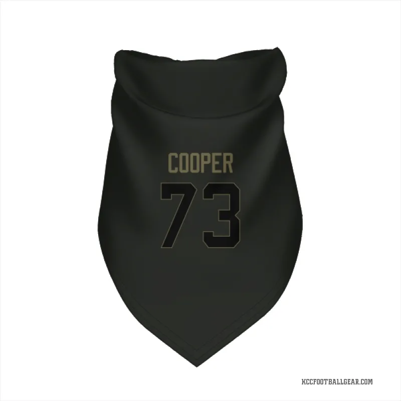 Dalton Cooper Black Kansas City Chiefs Service Cat & Dog Pet Bandana