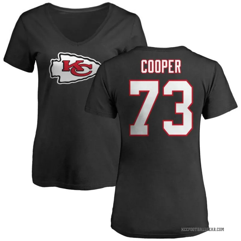 Dalton Cooper Women's Black Kansas City Chiefs Logo Slim Fit T-Shirt -
