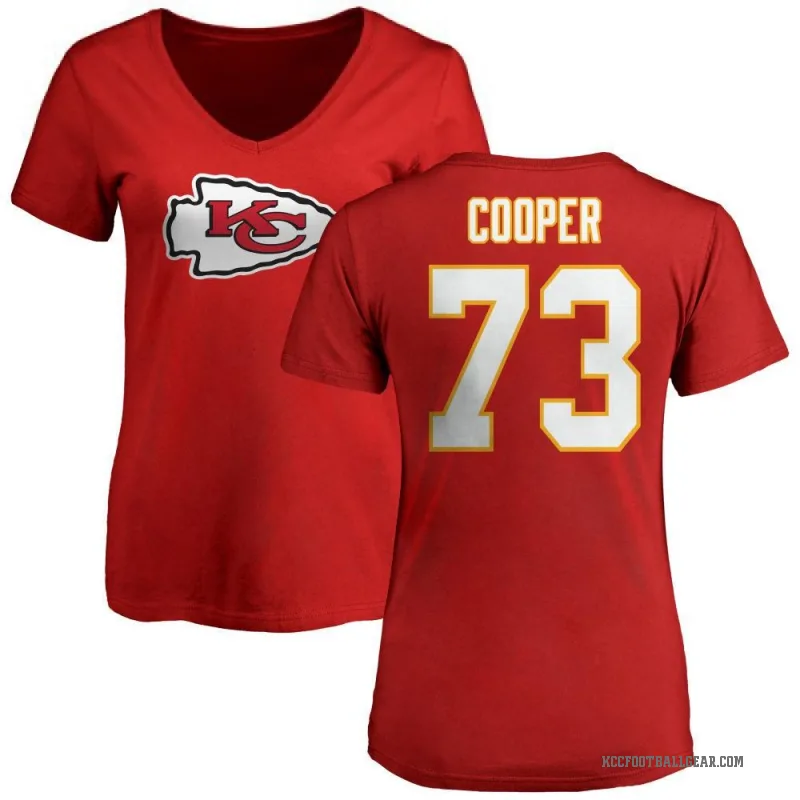 Dalton Cooper Women's Red Kansas City Chiefs Logo Slim Fit T-Shirt -
