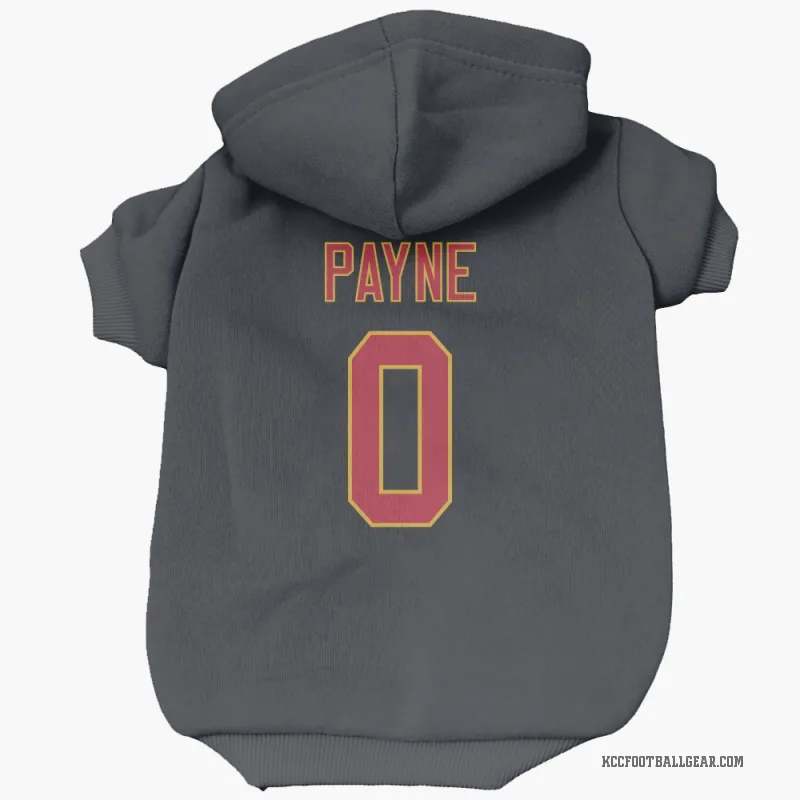 Damon Payne  Black Kansas City Chiefs  Cat & Dog Pet Hoodie