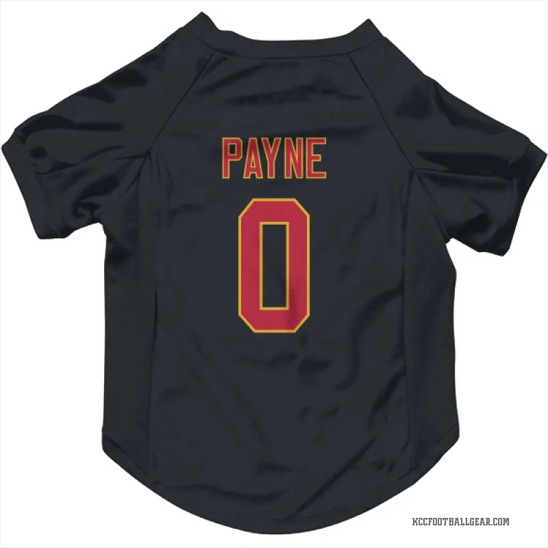 Damon Payne  Black Kansas City Chiefs  Cat & Dog Pet Jersey