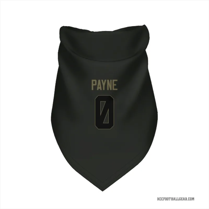 Damon Payne  Black Kansas City Chiefs  Service Cat & Dog Pet Bandana