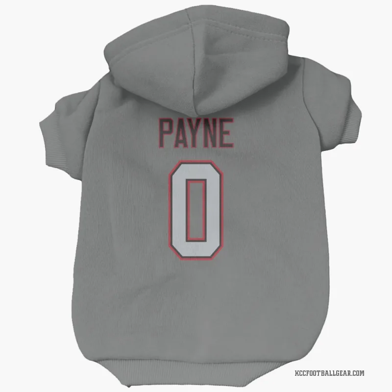 Damon Payne  Charcoal Kansas City Chiefs  Cat & Dog Pet Hoodie