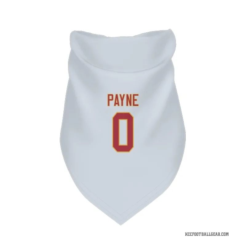 Damon Payne  White Kansas City Chiefs  Cat & Dog Pet Bandana
