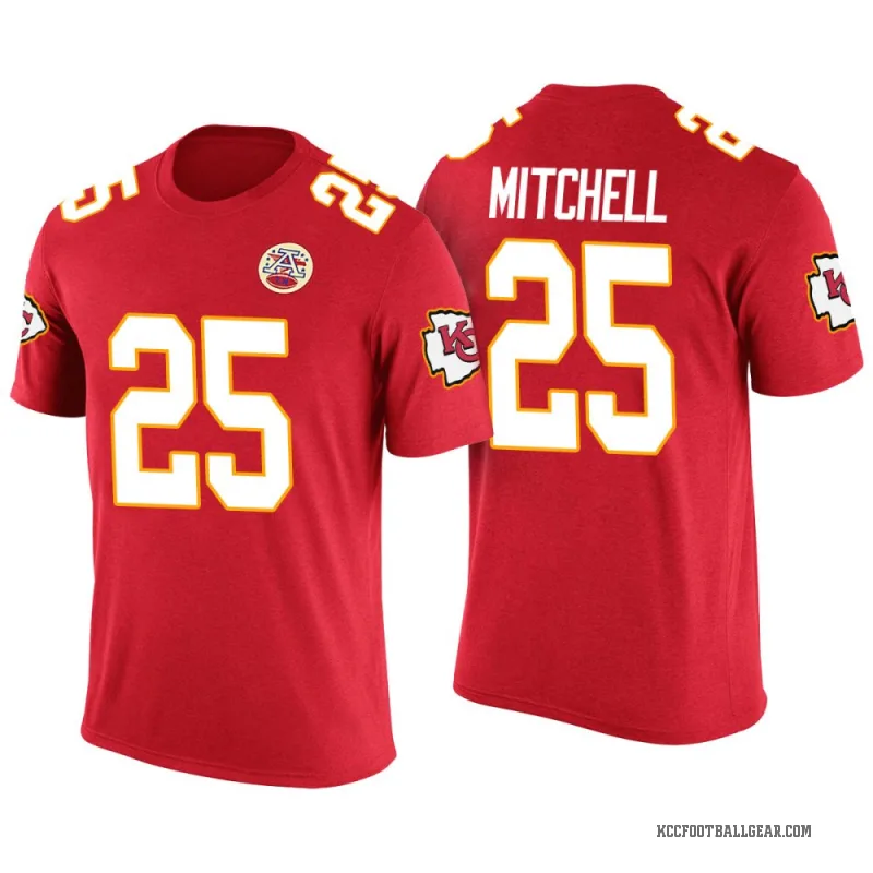 Elijah Mitchell Men's Red Kansas City Chiefs Color Rush T-Shirt