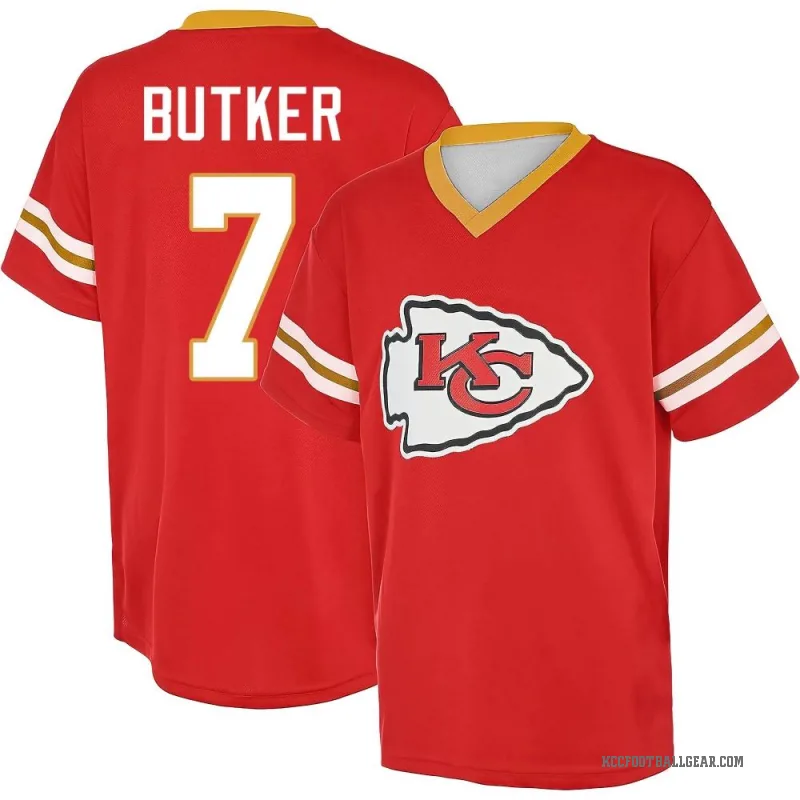 Harrison Butker Men's Red Kansas City Chiefs Game Day V-Neck T-Shirt