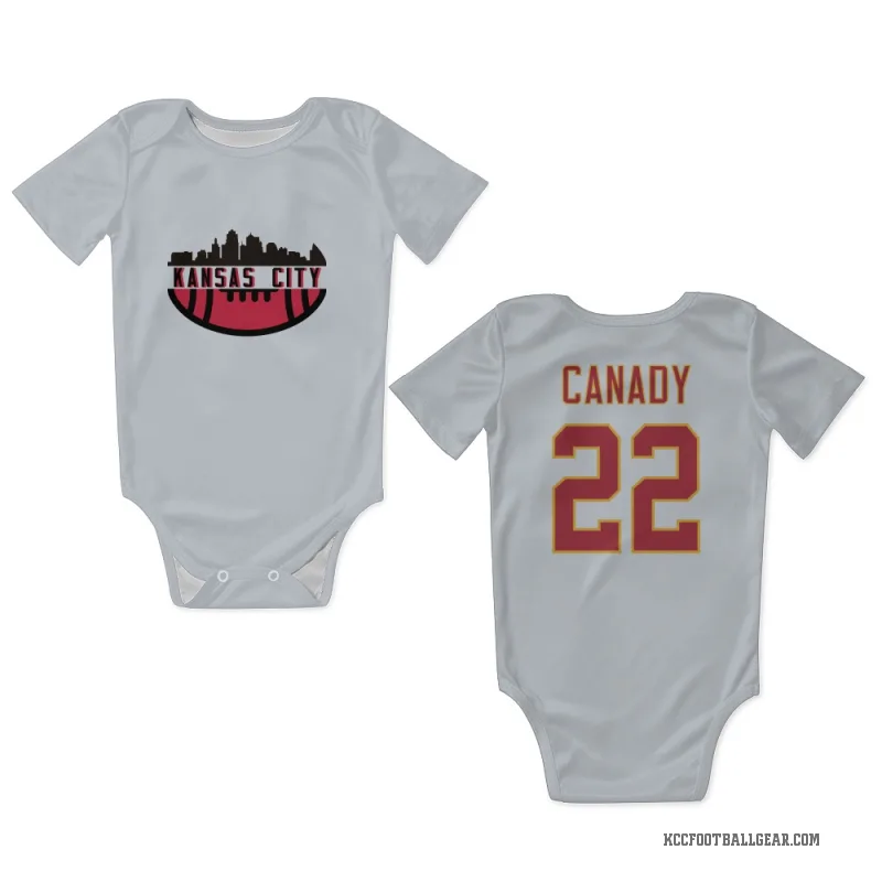 Jadon Canady  White Kansas City Chiefs  Newborn & Infant Bodysuit
