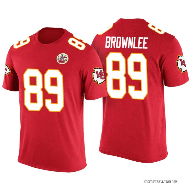 Jason Brownlee Youth Red Kansas City Chiefs Color Rush T-Shirt