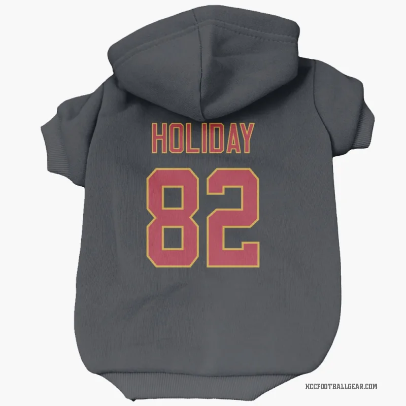 Jimmy Holiday Black Kansas City Chiefs Cat & Dog Pet Hoodie