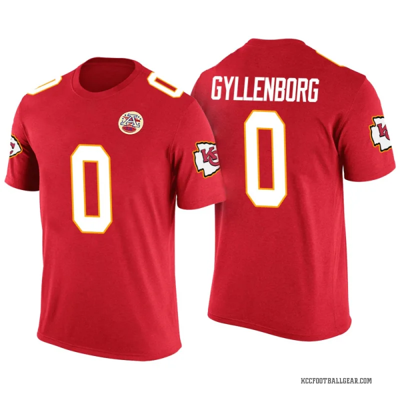 John Michael Gyllenborg Men's Red Kansas City Chiefs Color Rush T-Shirt