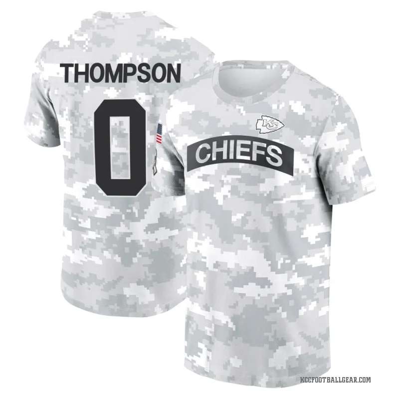 Josh Thompson Men's Camo Kansas City Chiefs Arctic 2024 Salute to Service Performance T-Shirt