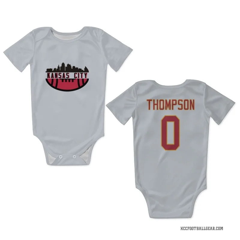 Josh Thompson  White Kansas City Chiefs  Newborn & Infant Bodysuit