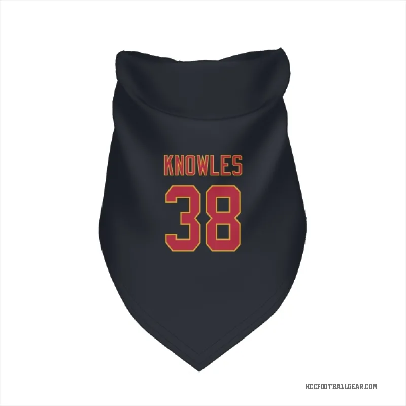 Kevin Knowles II Black Kansas City Chiefs Cat & Dog Pet Bandana