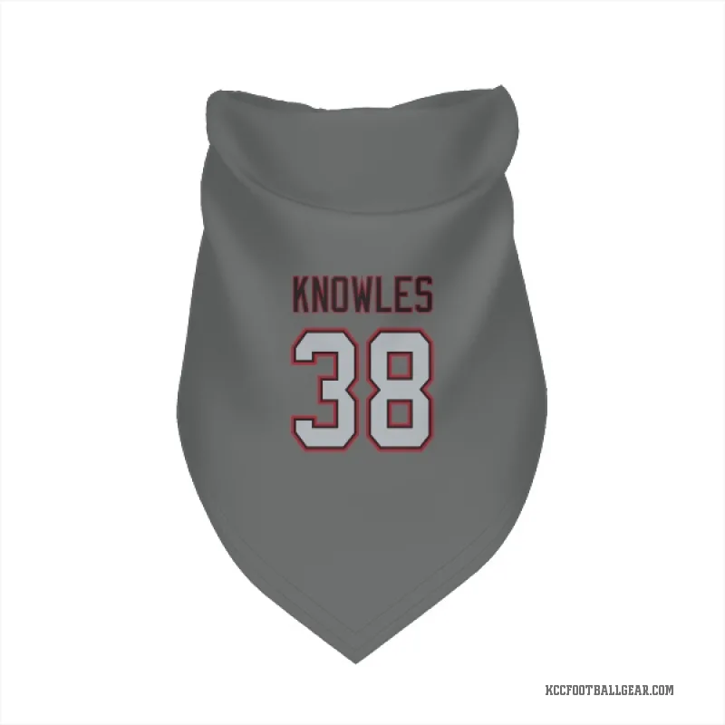 Kevin Knowles II Charcoal Kansas City Chiefs Cat & Dog Pet Bandana