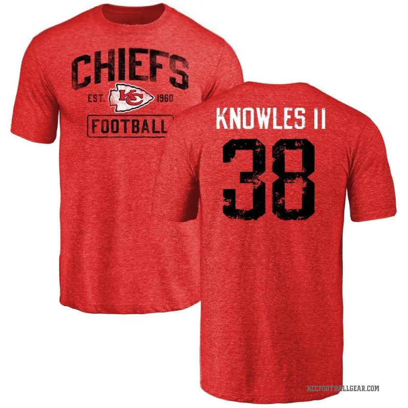 Kevin Knowles II Men's Red Kansas City Chiefs Distressed T-Shirt