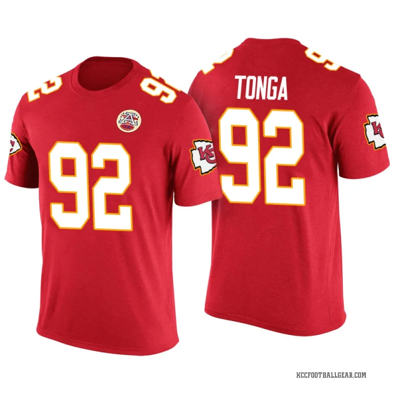 Khyiris Tonga Men's Red Kansas City Chiefs Color Rush T-Shirt