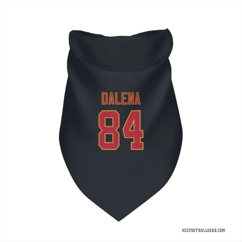 Mac Dalena Black Kansas City Chiefs Cat & Dog Pet Bandana
