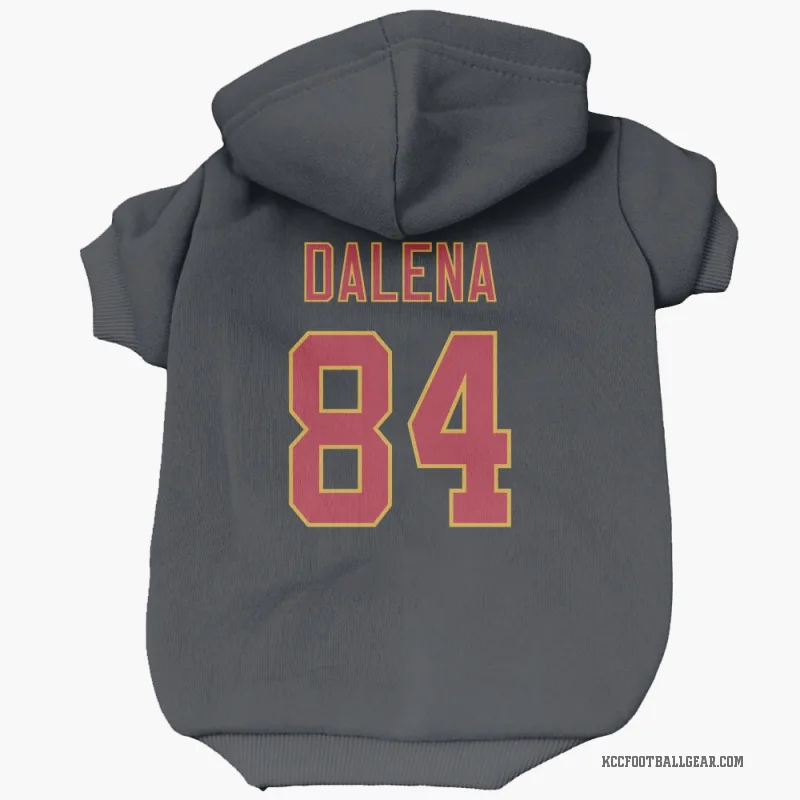 Mac Dalena Black Kansas City Chiefs Cat & Dog Pet Hoodie