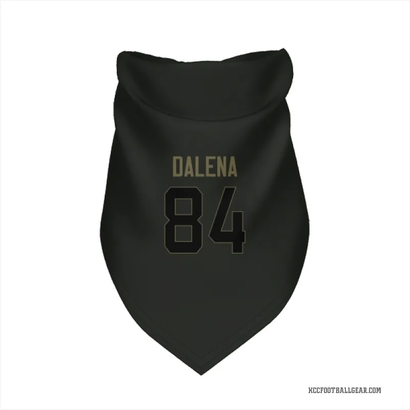 Mac Dalena Black Kansas City Chiefs Service Cat & Dog Pet Bandana