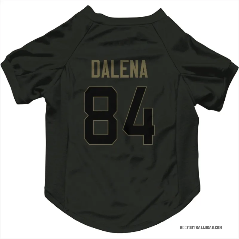 Mac Dalena Black Kansas City Chiefs Service Cat & Dog Pet Jersey